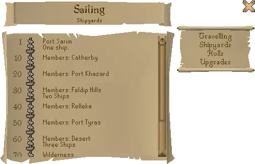 Sailing Runescape Sailing Png Runescape Skill Icon