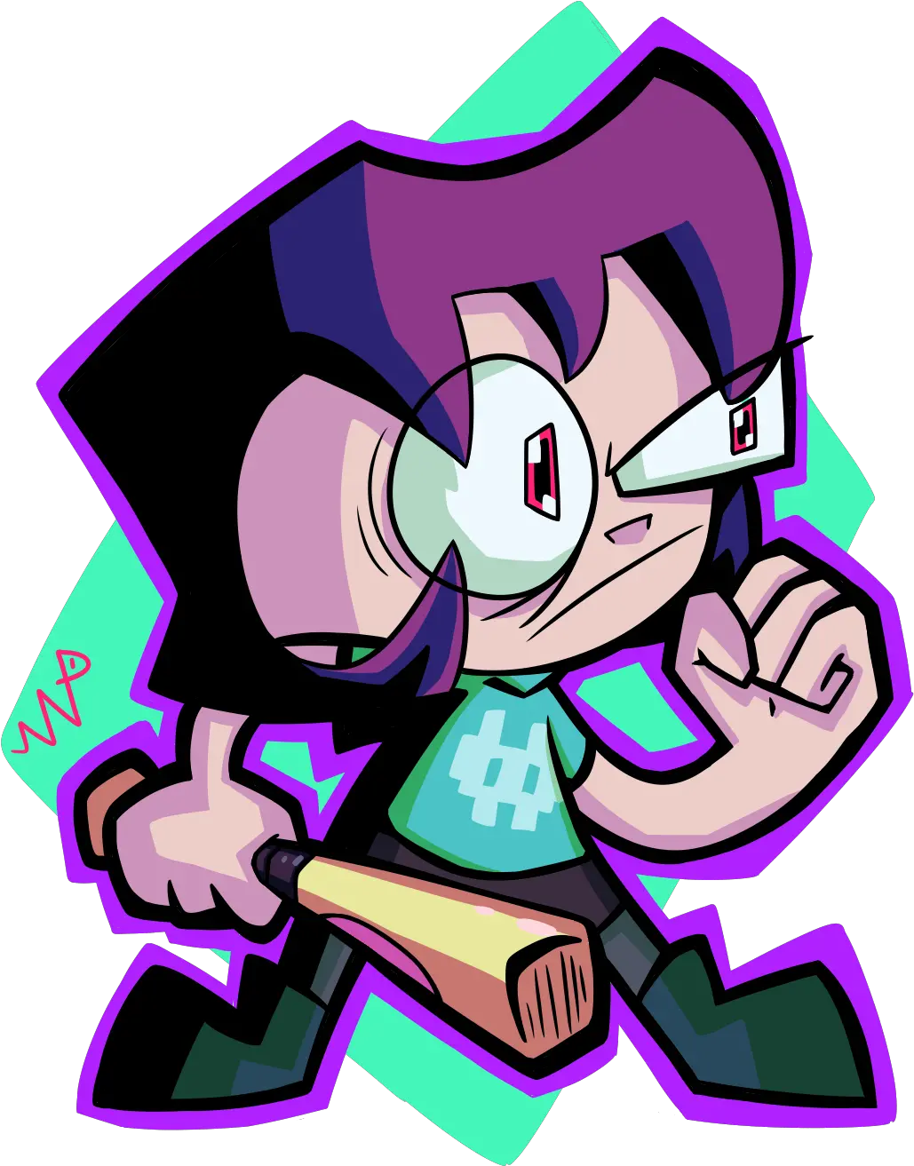 Gaz Membrane By Mikepieboy Gaz Membrane Png Invader Zim Png