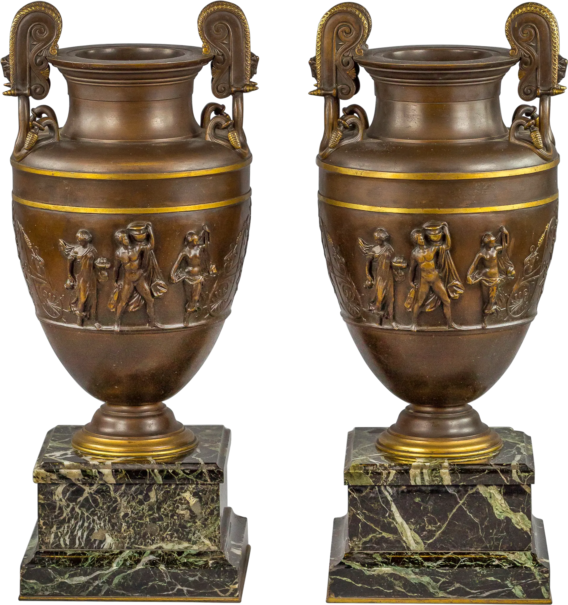 European Gilt And Patinated Bronze Urns Antique Png Urn Icon