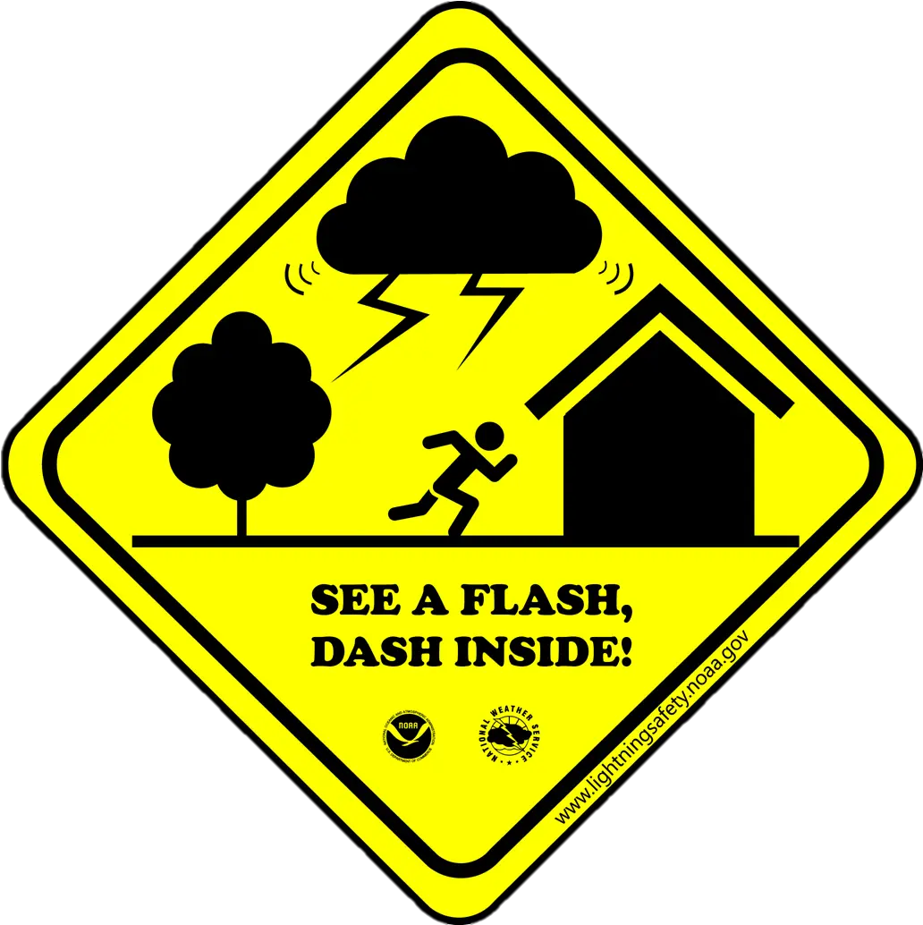 Lightning Safety Tips And Resources Lightning Safety Sign Png Lightening Icon