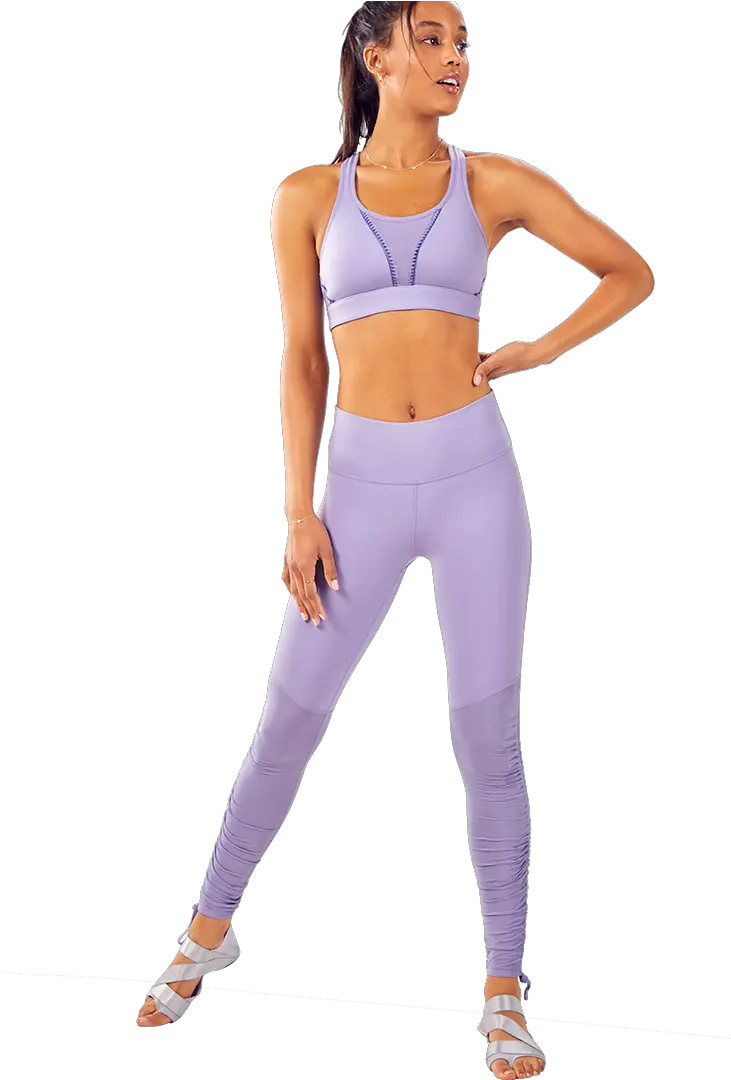 Womens Printed Leggings For Running Png Fabletics Logo