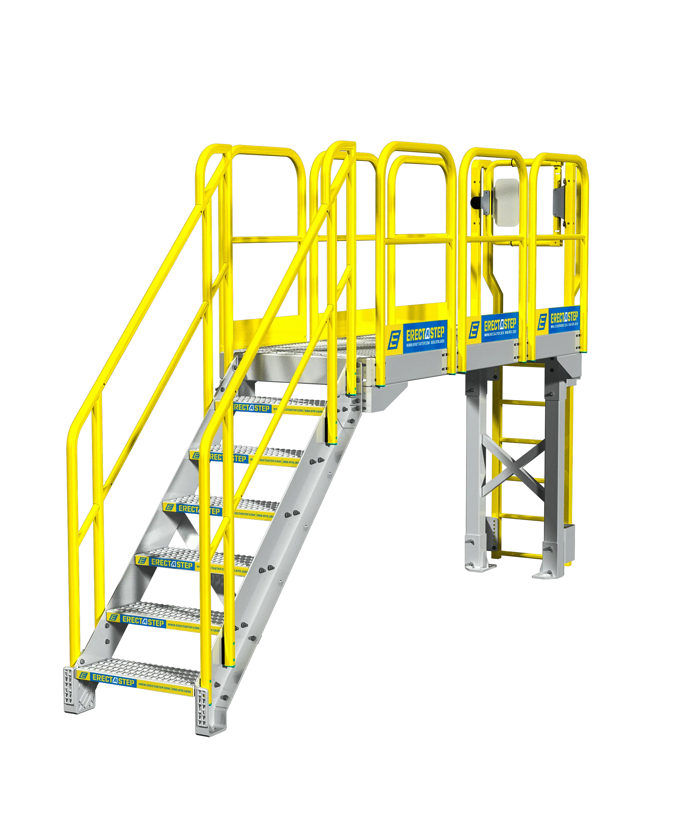 Download Hd Industrial Catwalk Stair Catwalk Stairs Png Stair Png