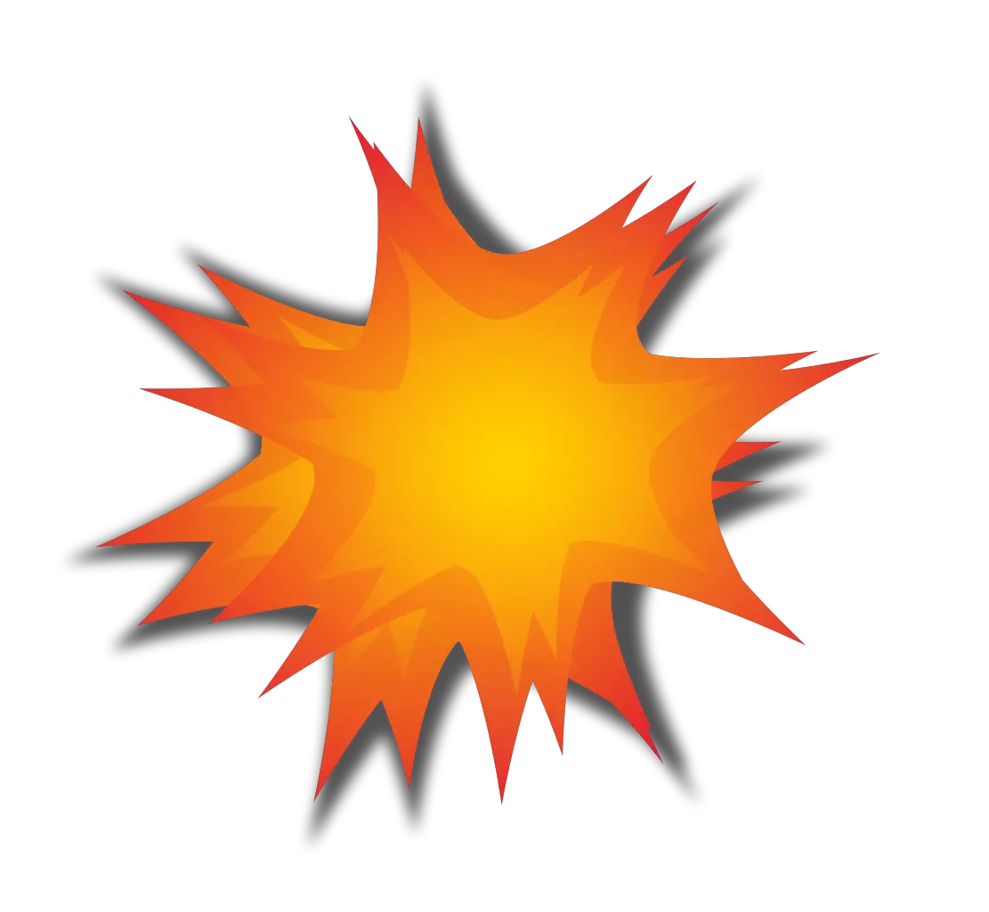 Cartoon Explosion Graphic Png