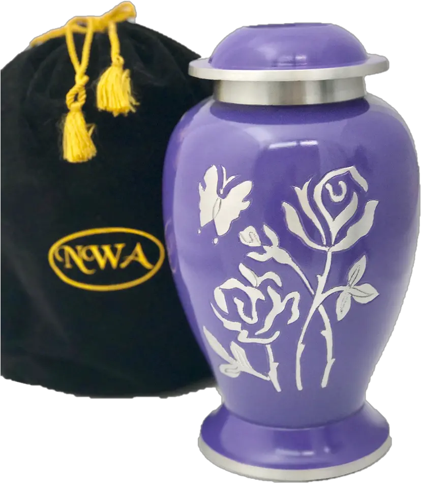 Gorgeous Lavender Adult Size Funeral Cremation Urn Lid Png Urn Icon