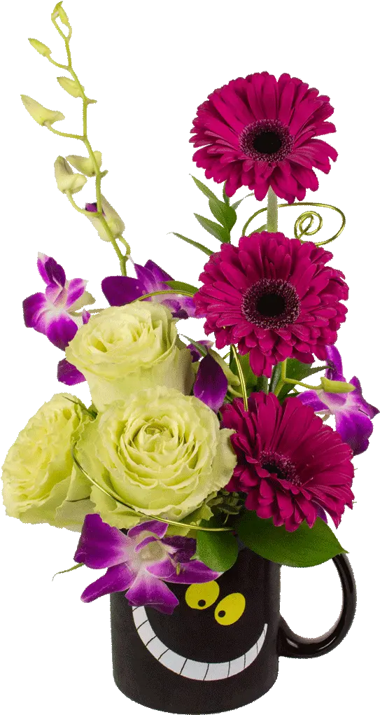 Cheshire Cat Winning Smile Bouquet Bouquet Png Cheshire Cat Png