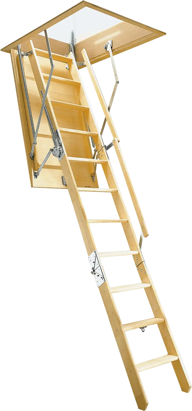 Attic Stairladder Deluxe Attic Stair Ladder Png Stairs Png