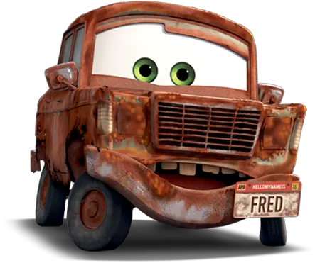 Fred Cars Disney Wiki Fandom Cars Disney Fred Png Car Emoji Png