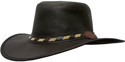 Foldable Leather Safari Hat With Fly Cowboy Hat Png Safari Hat Png