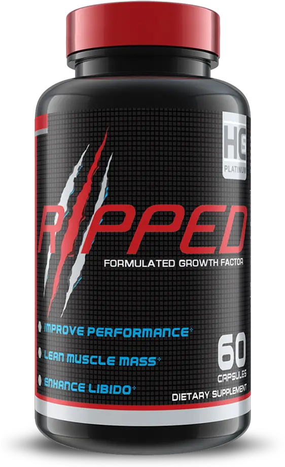 Hardcore Sports Ripped Growth Factor Bodybuilding Supplement Png Ripped Png