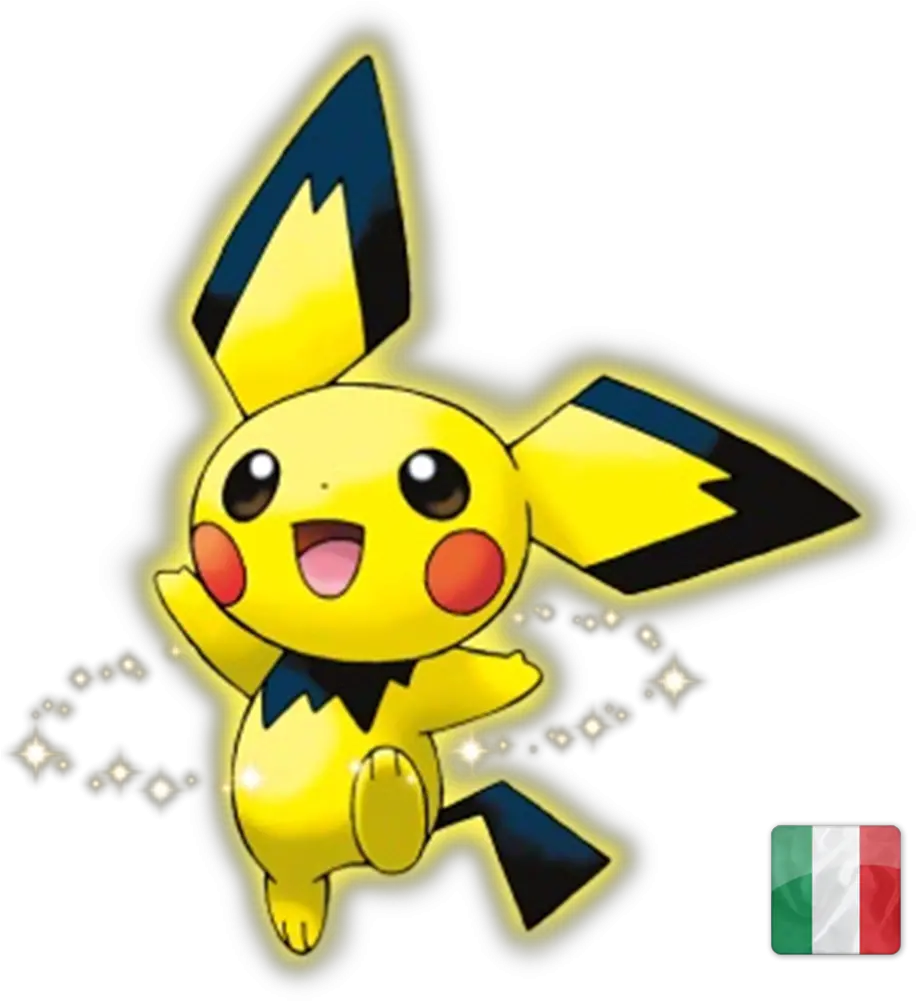 Pichu Shiny Spring 2010 Pikachu Colored Pichu Png Pichu Transparent