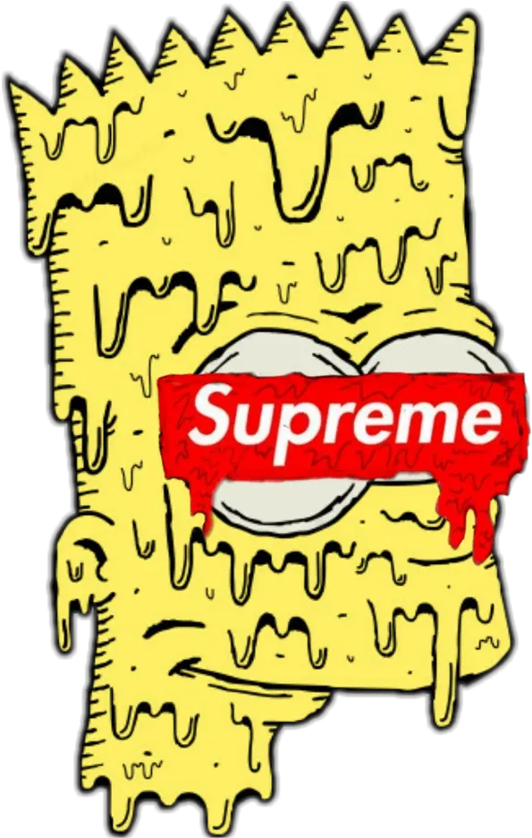 Tumblr Dope Pictures Posted By Michelle Anderson Supreme Bart Simpson Png Dope Png