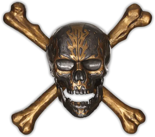 Skull And Crossbones Wall Decor Pirates Of The Caribbean Png Pirate Skull Png