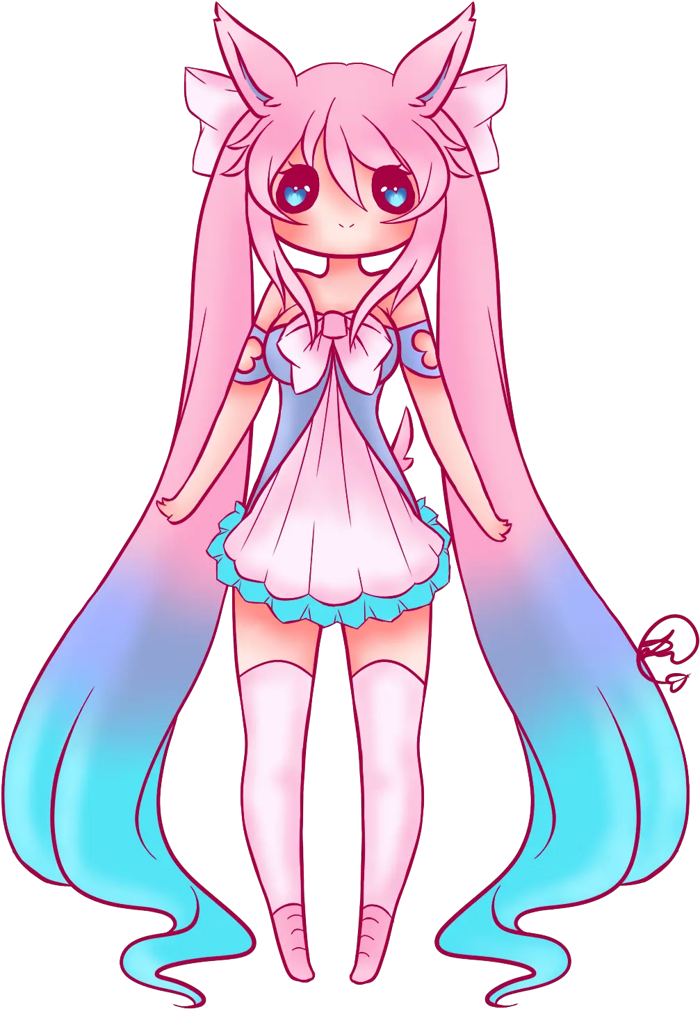 Chibi Sylveon Human Png Image With No Human Sylveon Chibi Sylveon Transparent