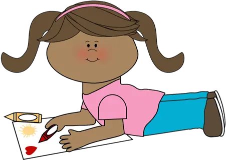 Crayon Clip Art Crayon Images Girl Coloring Clipart Png Crayon Clipart Png
