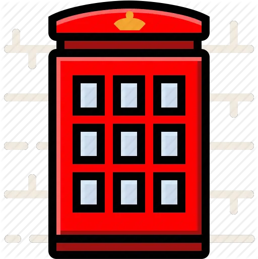 U0027aprilu0027 By Iconify Red Telephone Box Icon Png Red Phone Png