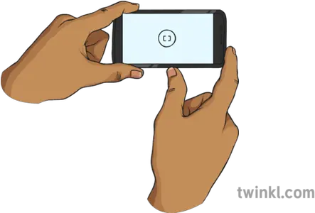 Hands Holding Camera Phone Illustration Camera Phone Png Hands Holding Png