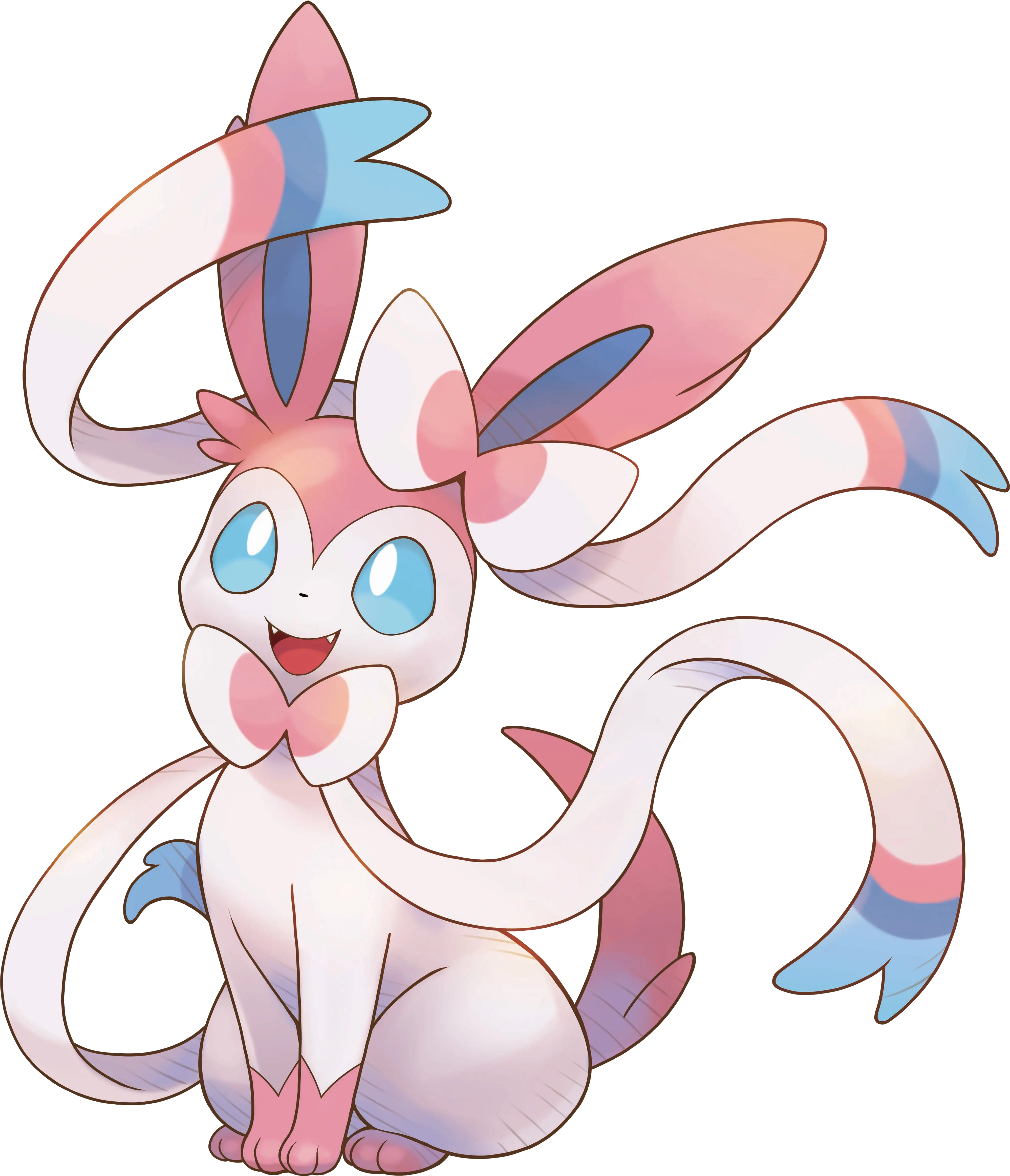 Sylveon The Eeveelutions Pokemon Sylveon Png Sylveon Png