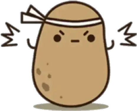 Kawaii Potato Stickers For Whatsapp Kawaii Potato Png Kawaii Potato Png