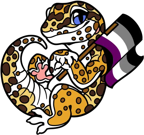 Fursona Pins Non Binary Leopard Gecko Art Png Leopard Gecko Png