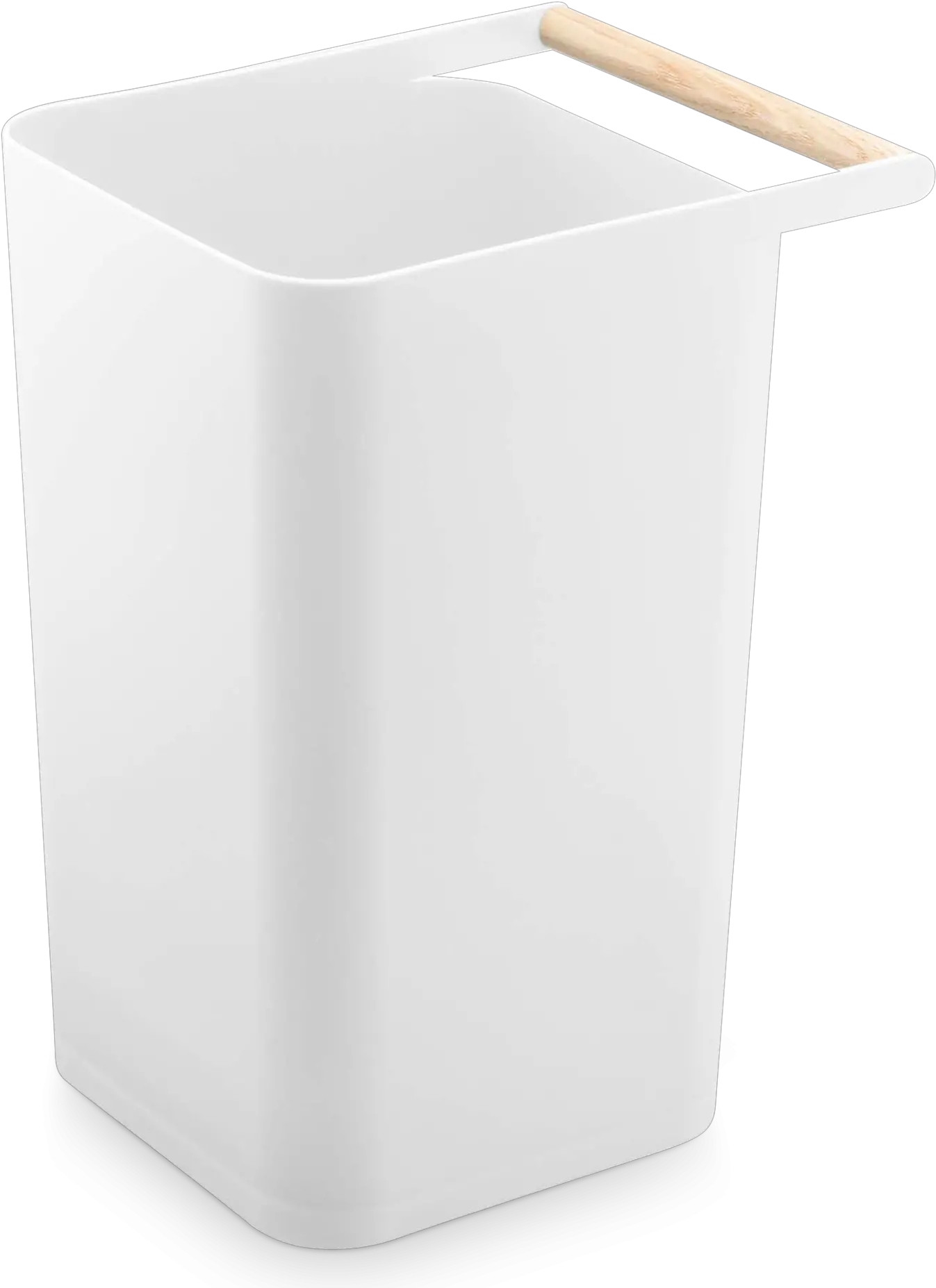 Como Trash Can White Box Png Trashcan Transparent