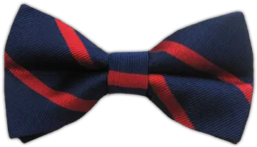Trad Stripe Navyred Bow Ties Bowtie Trad Stripe Solid Png Red Bow Transparent
