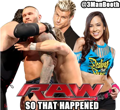 So That Happened 042913 Three Man Booth Wwe Raw Png Dolph Ziggler Logos