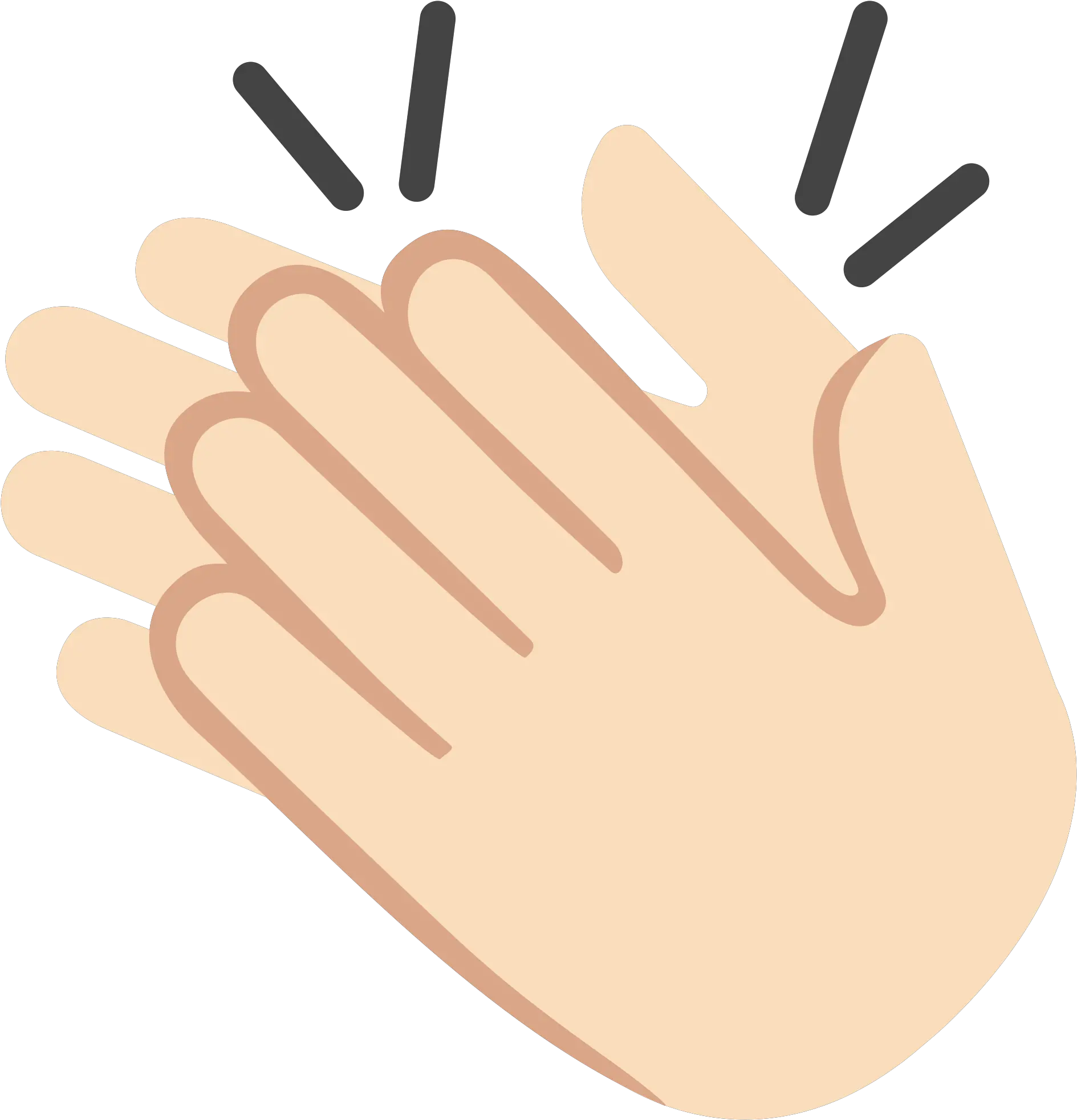 Applause Emoji Png Picture Clapping Emoji With Black Background Applause Png