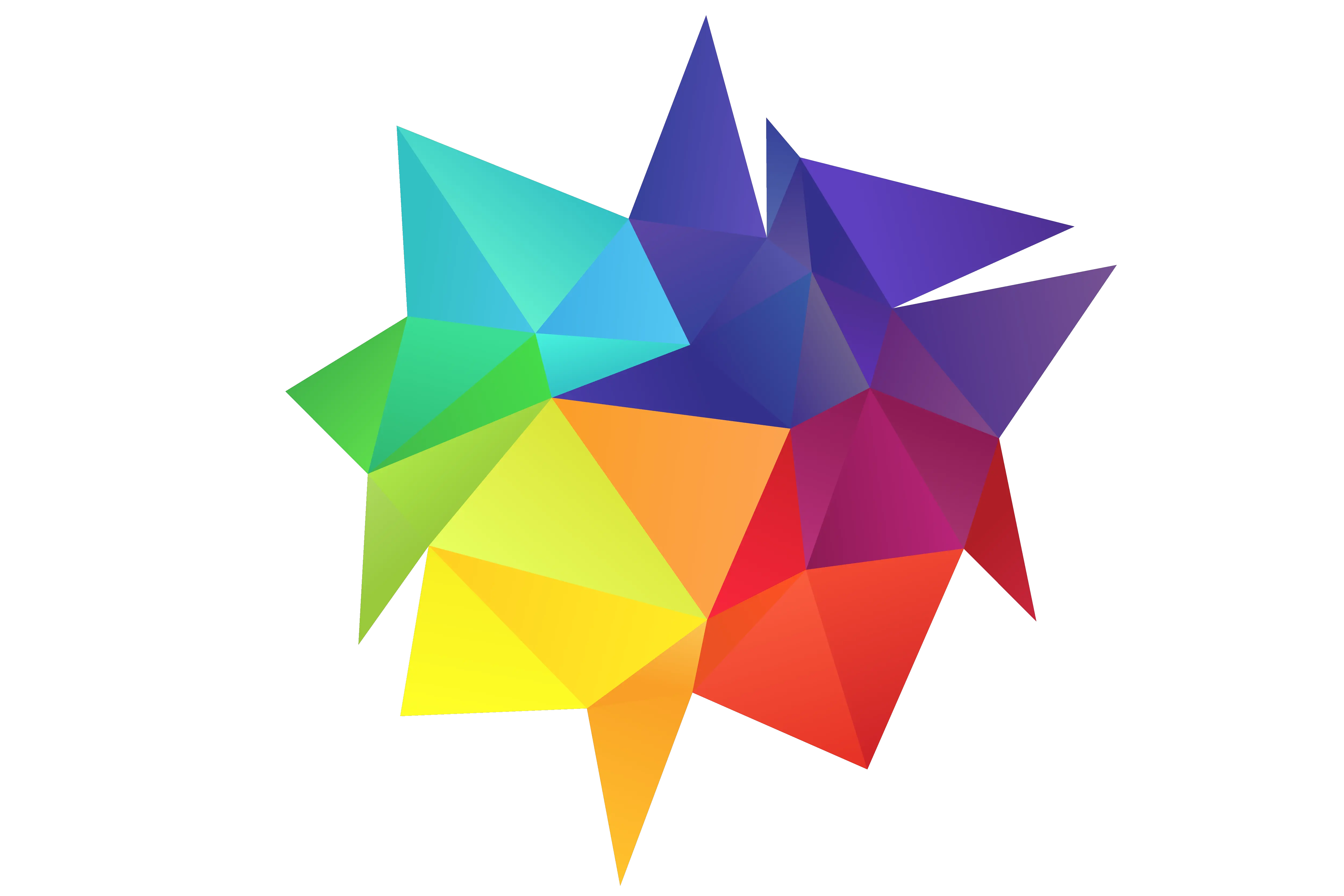Rainbow Colors Design Element Svg Free Vector Triangles Png Colorful Png