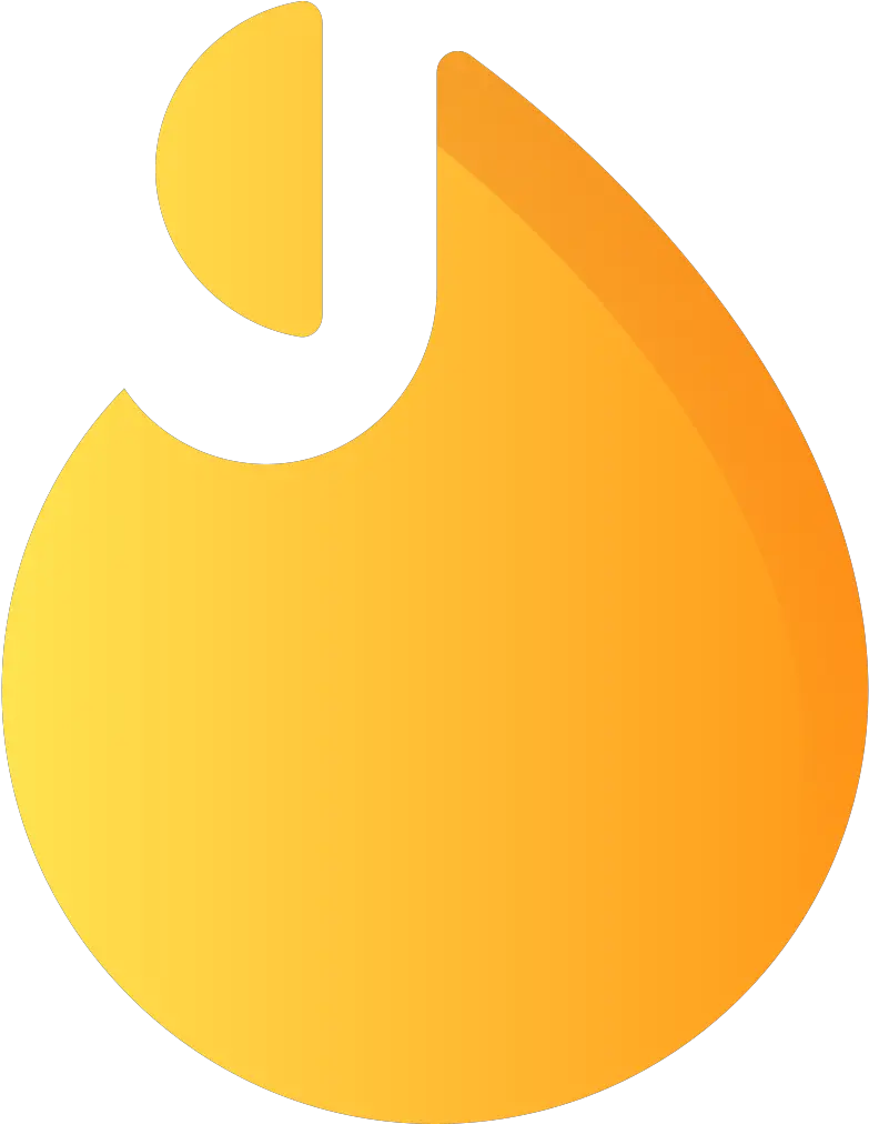 Flame Illustration In Png Svg Vertical Tinder Icon