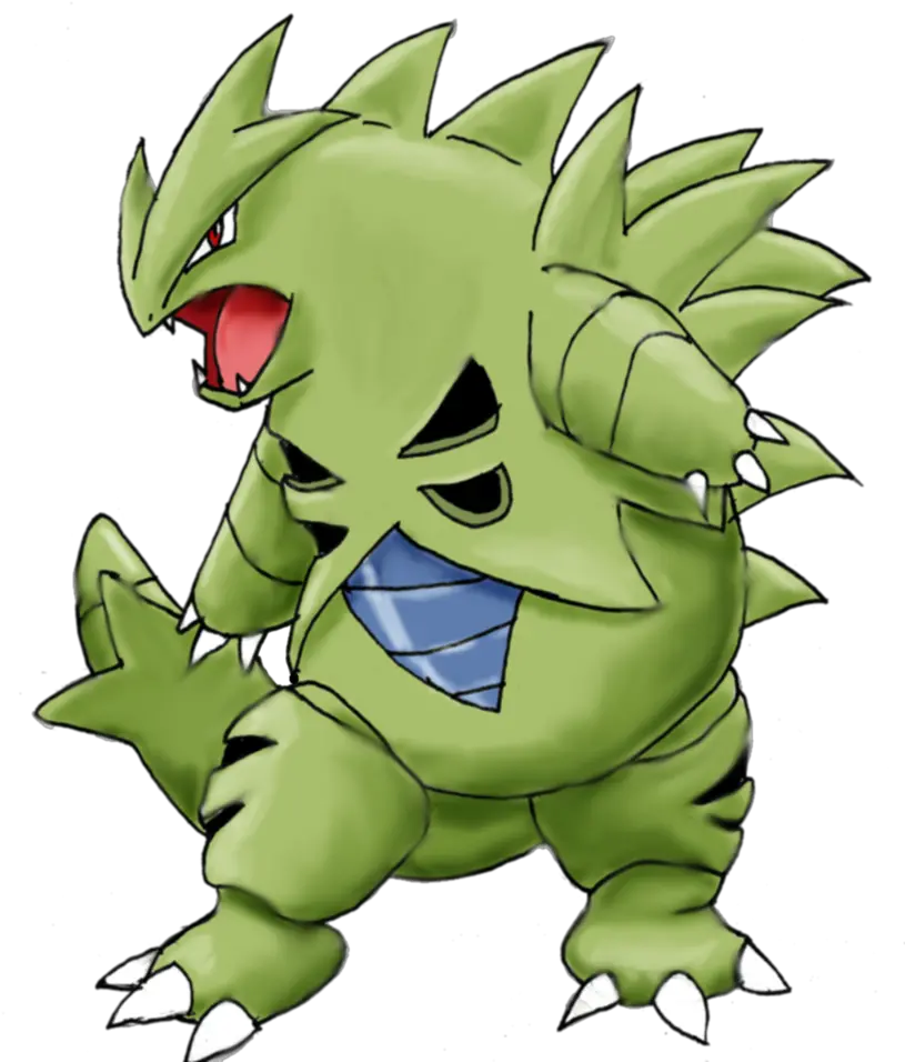 Real Pokemon Catch Em All Manga Anime Tyranitar Png Tyranitar Png