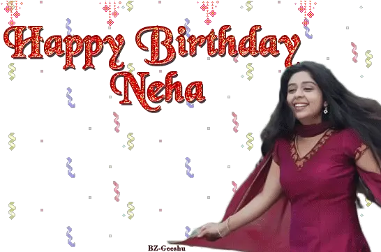 Happy Birthday Neha Nivedita Chand Chupa Badal Mein Png Happy Birthday Logos