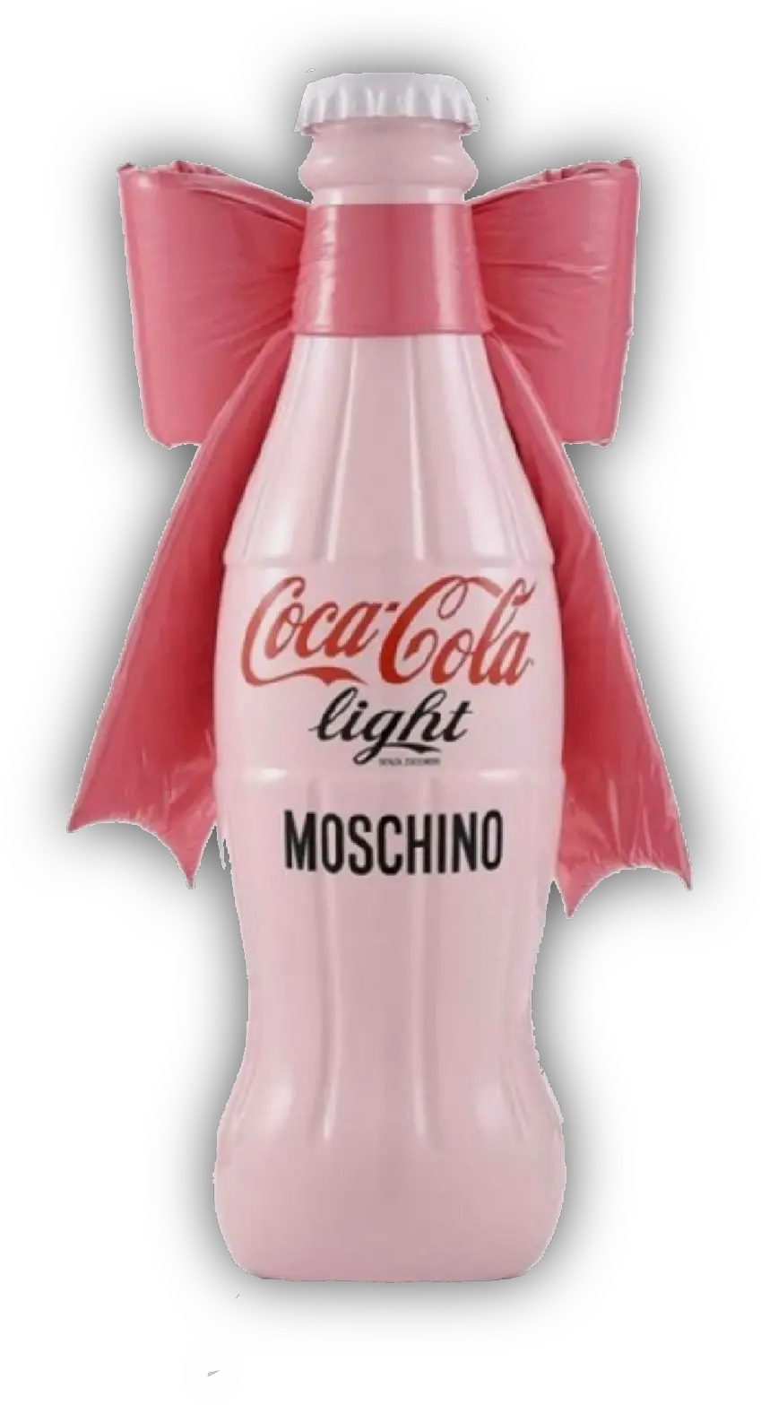 Cocacola Moschino Png Overlay Pink Complexedit Complex Coca Cola Designer Bottles Cocacola Png