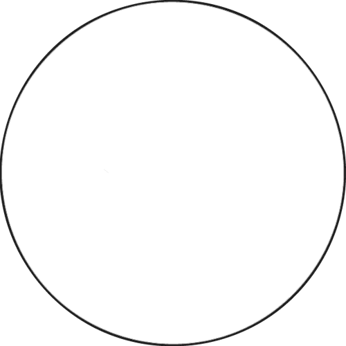 3d White Circle Png