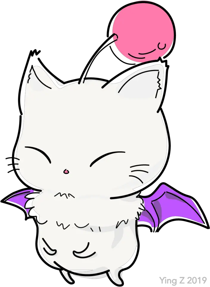 Moogle Moggle Final Fantasy Art Png Moogle Png