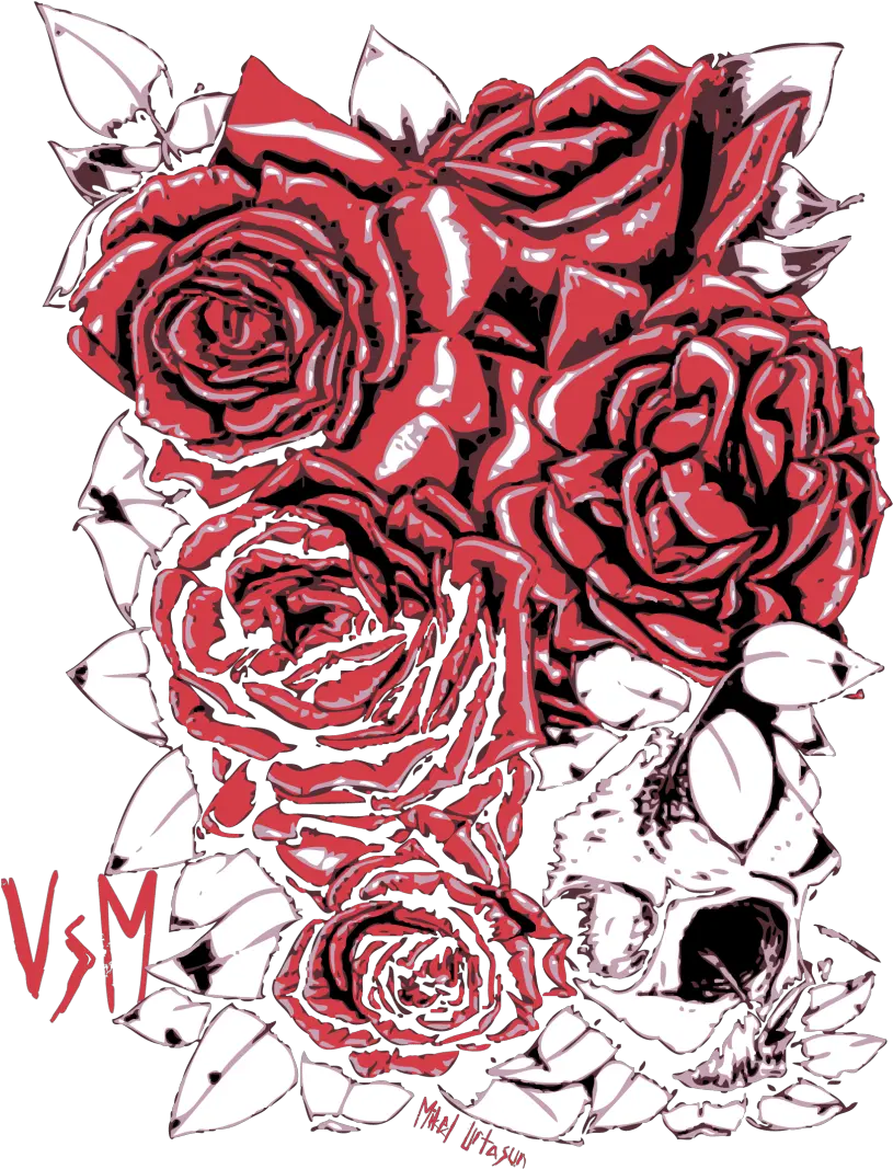 Vsm Domestika Floral Png Rosas Rojas Png