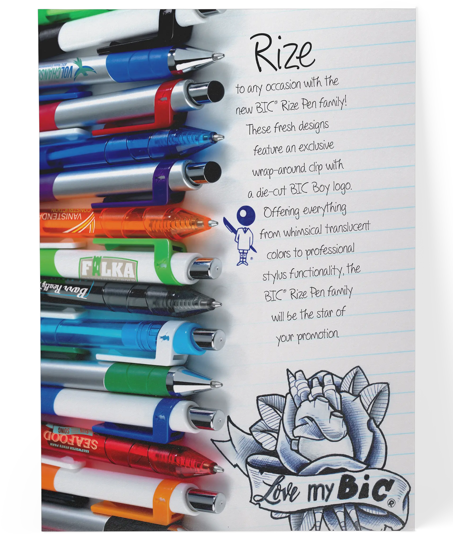 Bic 2016 Illustrated Product Campaign Marking Tool Png Bic Pen Logo