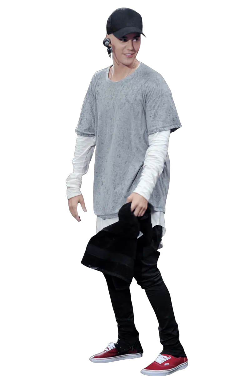 Justin Bieber Performing Sweater Png Stage Png