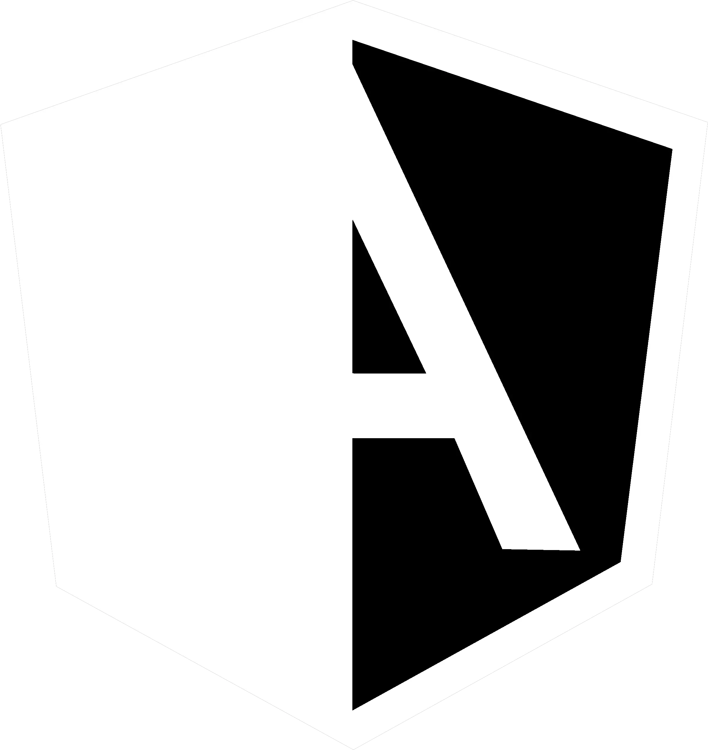 Angular Icon Logo Png Transparent Svg Angular Icon Black And White Angular Logo