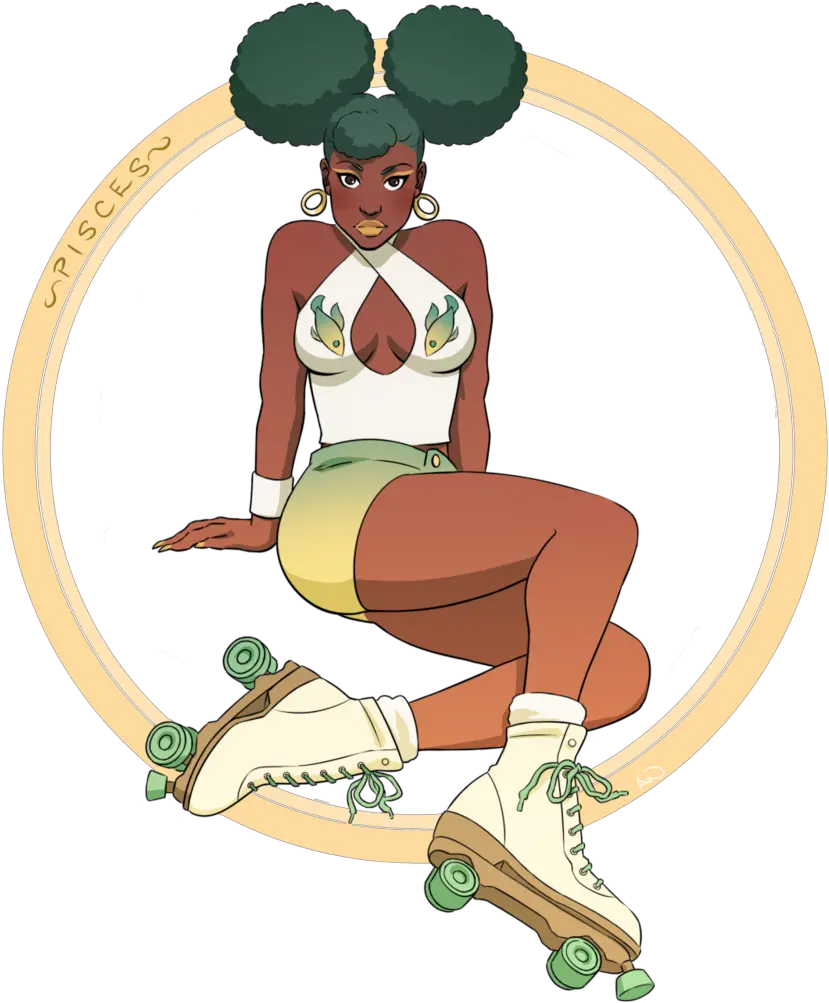 The Art Of Ashley A Woods Cartoon Png Pisces Png