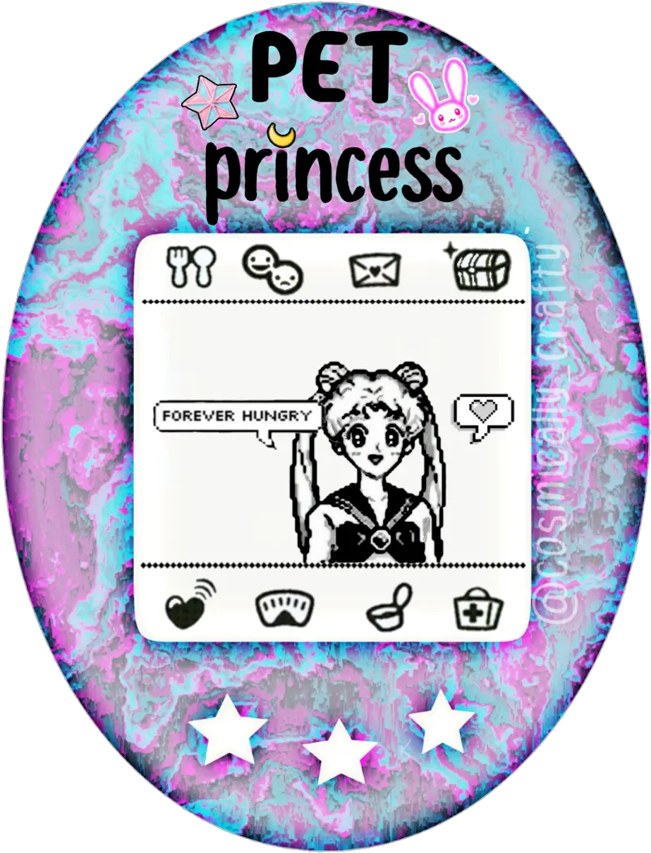 Tamagotchi Sailormoon Pixel Kawaii Art Circle Png Tamagotchi Png