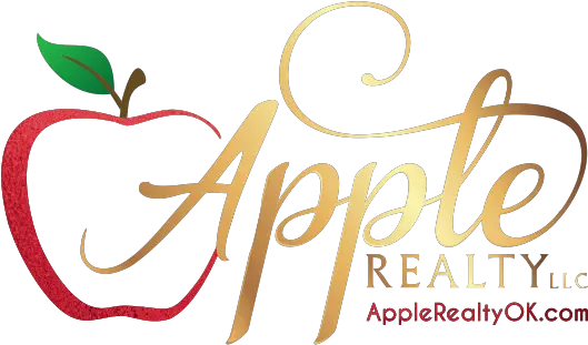 Oklahoma City Real Estate Apple Realty Inc Calligraphy Png Apple Logo No Background