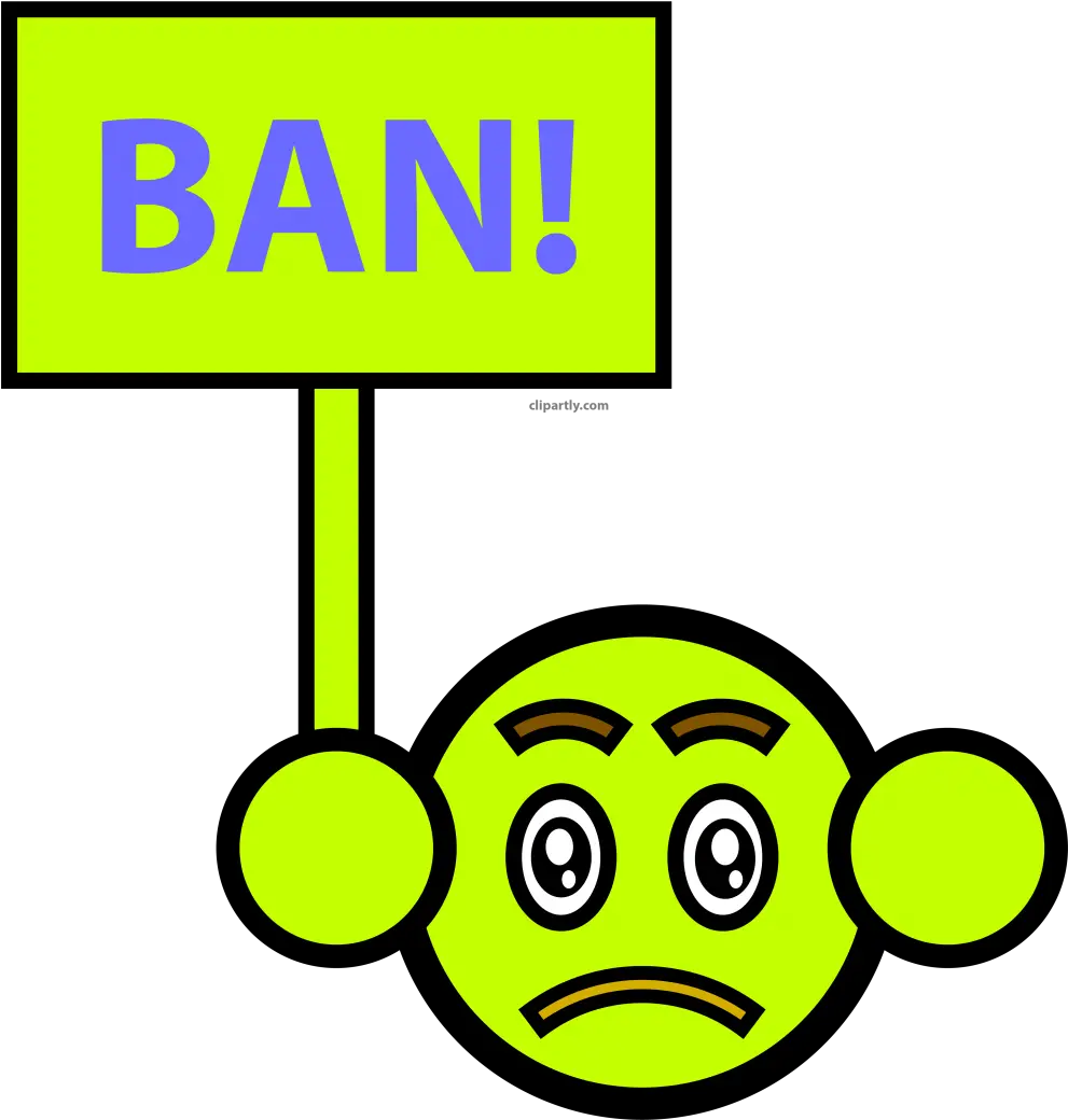 Fake Emoticon Ban Face Clipart Png Ban Smiley Fake Png