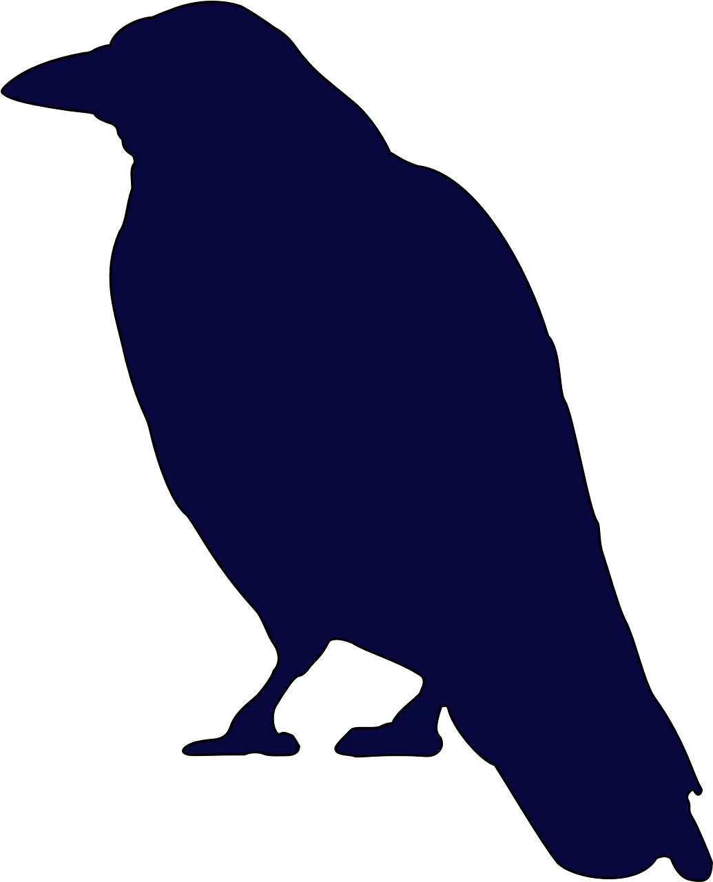 Crow Logo Png Download Crow Silhouette Crow Logo