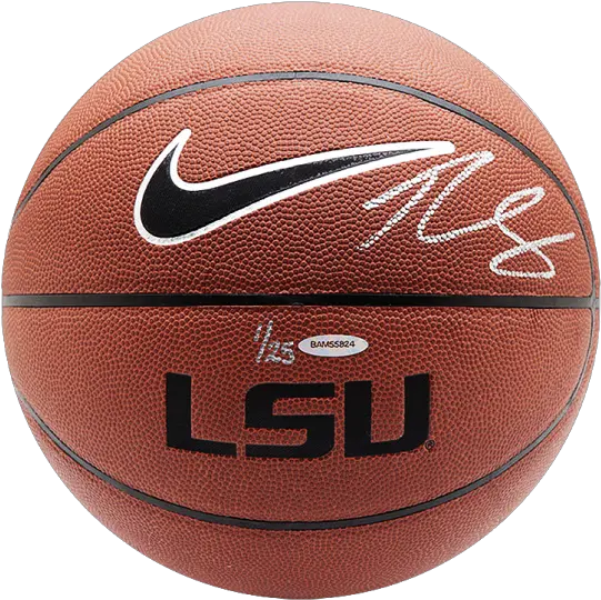 Ben Simmons Signed Nike Lsu Tigers Water Basketball Png Ben Simmons Png
