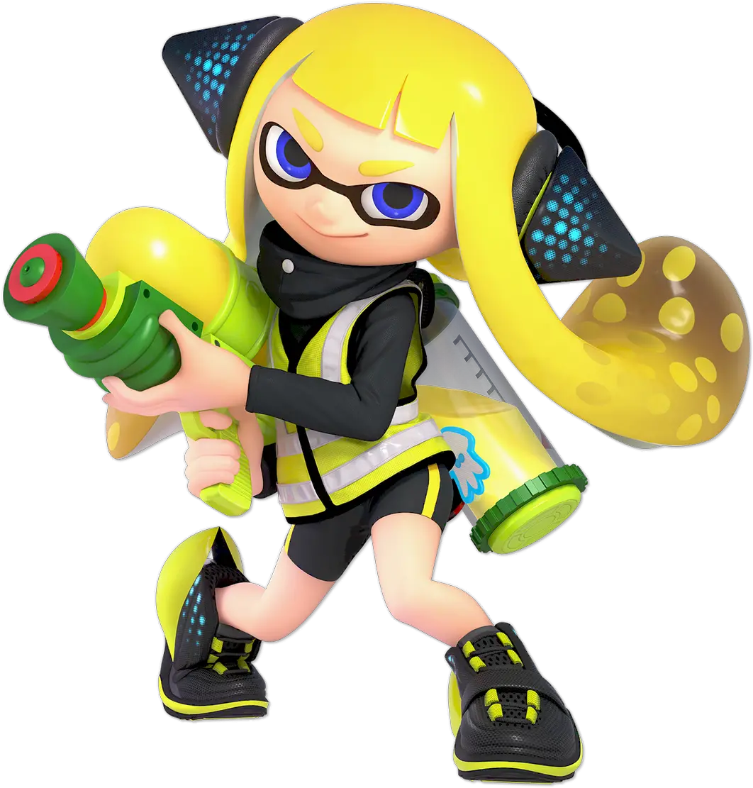 The Yellow Inkling Smash Ultimate Png Inkling Png