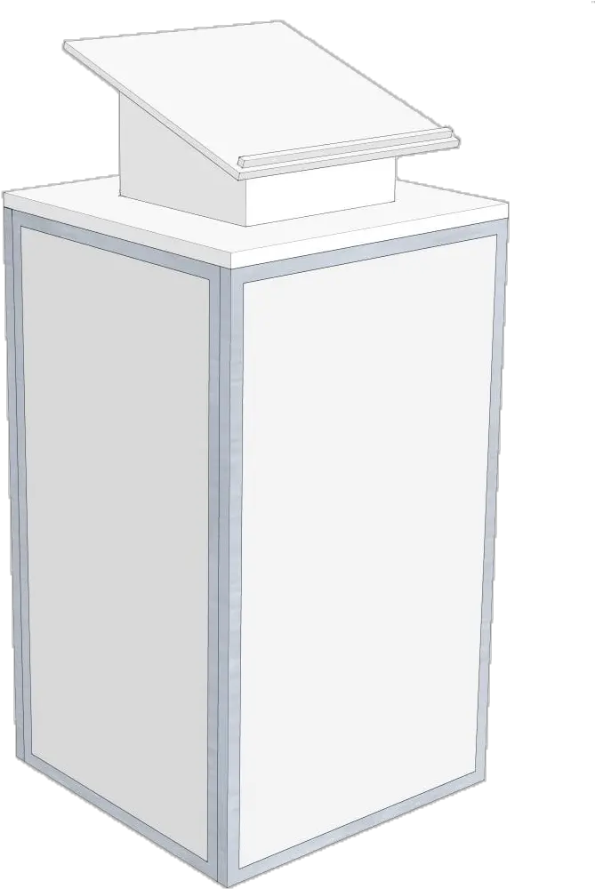 Led Deluxe Podium In The Event Box Png Podium Png