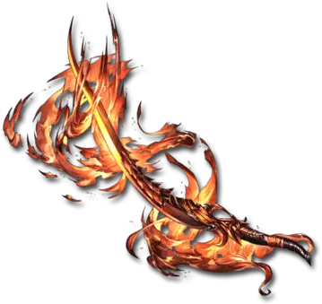 Wrathfire Longblade Fire Katana Png Anime Fire Png