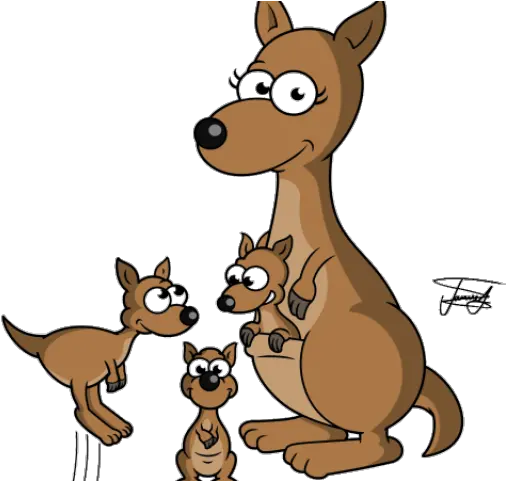 Kangaroos Cartoon Png Kangaroo Cartoon Drawing Kangaroo Transparent Background