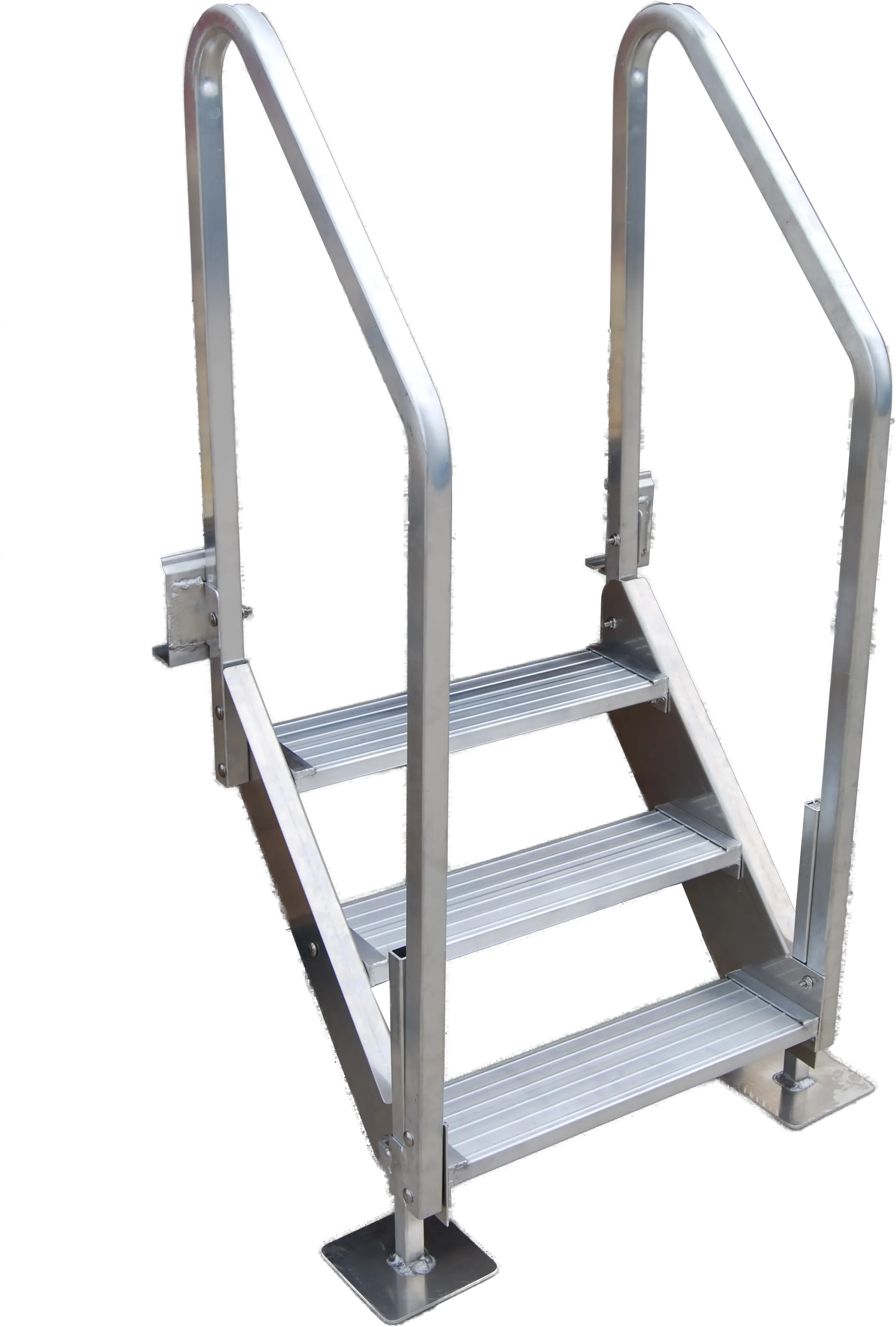 4 Step All Aluminum Stair Aluminum Stair Png Stair Png