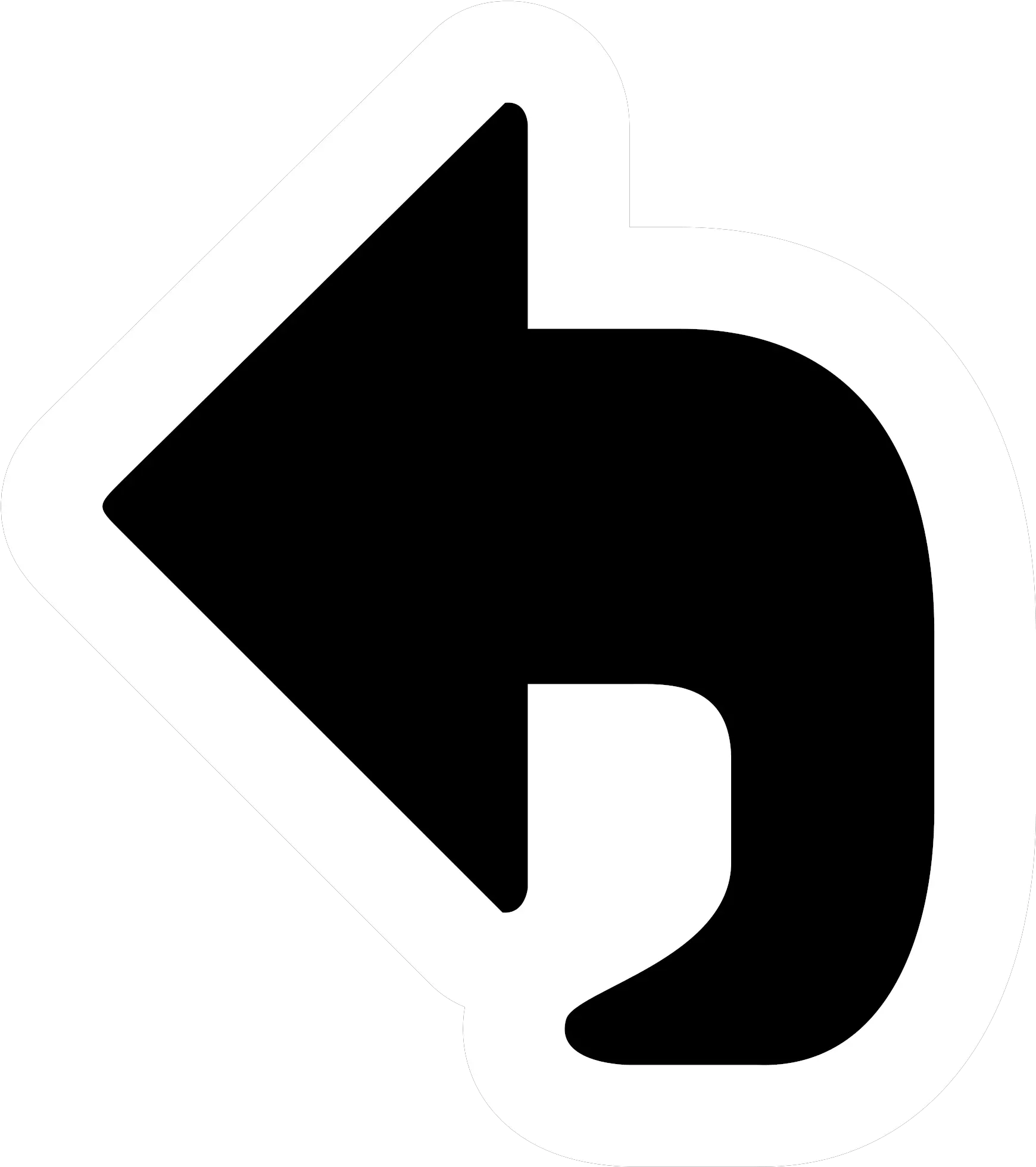 Filehigh Contrasteditundosvg Wikimedia Commons Black Png Of Arrow Undo Icon